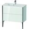 Duravit Waschtischunterbau Compact XVIU 594x810x390mm Prof. sw ma weiß hochglanz