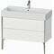Duravit Waschtischunterbau XVIU 493x984x454mm Prof. Champ matt weiß matt