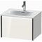 Duravit Waschtischunterbau XVIU 397x610x480mm Prof. sw ma weiß hochglanz