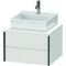 Duravit Konsolenunterschrank XVIU 400x600x548mm Prof. sw matt weiß matt