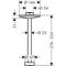 Deckenanschluss AXOR ONE DN 15 300 f Kopfbr 280 2jet bru bronze