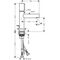 Select-Waschtischmischer AXOR UNO 110 stainless steel optic