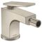 Einhebel-Bidetmischer AXOR CITTERIO m ZAG HGri Rautenschliff brushed nickel
