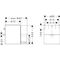 HG Waschtischunterschrank Xevolos E 480x555x475mm Ko Sandb. ma Fr Sandb. met