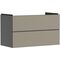 HG Waschtischunterschrank Xevolos E 980x555x475mm Ko sch-gr ma Fr bro Struk