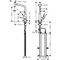 Einhebel-Küchenmischer Metris Select M71 ComfortZone 320, Eco, 1 jet, sBox chrom