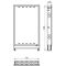OV Unterputzschrank Regudis W-HTE lang 8 Kreise, 700x1317-1442x110-175mm