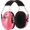 Kapselgehörschutz H510AK EN 352 SNR 27 dB Kopfbügel pink f.Kinder 3M