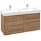 V&B Waschtischunterschrank COLLARO 1154x546x444mm m LED Bel Kansas Oak