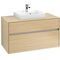 V&B Waschtischunterschrank COLLARO 100x54,8x50cm WT mttg m LED-B. No Oak