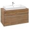 V&B Waschtischunterschrank COLLARO 100x54,8x50cm WT mttg m LED-B. Ka Oak