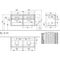 V&B Waschtischunterschrank COLLARO 120x54,8x50cm m LED-B. White Wood