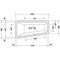 Trapez-Whirlwanne Duravit No.1 weiß Jet-Project 1500x800mm
