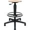 Drehhocker m.Gleiter Buche Sitz-H.540-800mm TOPSTAR