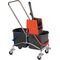 Reinigungswagen Eimer 2 x 17l u.Presse STA VERMOP