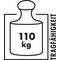 Bürodrehstuhl m.Synchrontechnik schwarz 450-550mm o.Armlehnen Trgf.110kg TOPSTAR