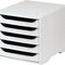 Ablagebox 5 Schubl.grau/grau Ku.H255xB270xT340mm STYRO