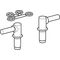 Geberit Scharnier zu WC-Sitz und Urinal-Deckel verchromt