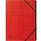Exacompta Ordnungsmappe 541205E DIN A4 12Fächer Karton rot