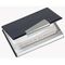 SIGEL Visitenkartenetui VZ131 20Karten 90x58mm Alu/Lederoptik