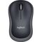 Logitech Mouse 910-002238 M185 cordless USB schwarz/grau