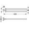 GROHE Handtuchhalter Essentials Cube 439mm 2-armig schwb chr