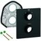Grohe Rosette velvet black