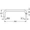 Brausearm RAINSHOWER f Duschsysteme f kurzen Nippel chr