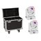 EUROLITE Set 2x LED TMH-H90 Hybrid Moving-Head Spot/Wash COB ws + Case