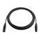 PSSO DMX Kabel XLR 3pol 10m sw Neutrik schwarze Stecker