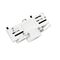 EUTRAC Stromschienenadapter, 3-phasig, weiß
