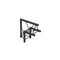 ALUTRUSS DECOLOCK DQ3-SPAC24 2-Weg Ecke 90° sw