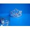 Diadem mit Stein, silberfarben, 1 Stück