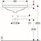Geberit Einbauwaschtisch VariForm elliptisch 600x450mm m HLB m ÜL Unt gla