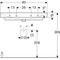 Geberit Waschtisch SMYLE Square o Hahnloch mit Überlauf 900x480mm weiß