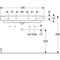 Geberit Aufsatzwaschtisch RENOVA PLAN 1000x480mm m HL li u re m Überlauf weiß