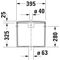 Duravit Stand-WC-Set BENTO STARCK BOX Kombi m WCS u Spülk. Anschl r/l HG weiß