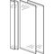 Geberit Türen-Set ONE für Spiegelschrank 750mm
