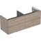 Geberit Waschtischunterschrank ONE 4 Schub 1332x504x470mm NB hick Mel Ho-st
