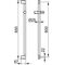 Keuco Brausestange PLAN 850mm vc