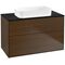 V&B Waschtischunterschrank FINION 1000x603x501mm Abdpl Glas bl ma Wln ven