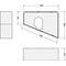 Duravit Wannenträger für 700215, 1700x1300mm