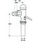 Schell WC-Druckspüler SCHELLOMAT 3/4Zoll m Heb. Einstellbereich 6-14 l chrom