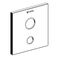 Schell Frontplatte LINUS W-SC-M Edelstahl