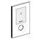 SCHELL Frontplatte LINUS D-E-T Edelstahl