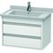 Duravit Waschtischunterbau KETHO 465x650x480mm weiß matt