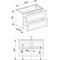 Keuco Waschtischunterbau EDITION 11 1050x700x535mm m LED-I-Bel sw sdm