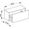 Keuco Sideboard ROYAL REFLEX 800x370x335mm titan