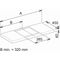 Keuco Waschtischplatte EDITION 11 auf Maß 1210-1500x40x450mm Ei tab