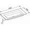 Keuco Keramik-Waschtisch ROYAL 60 1057x17x538mm o HL-Boh o Überlauf we